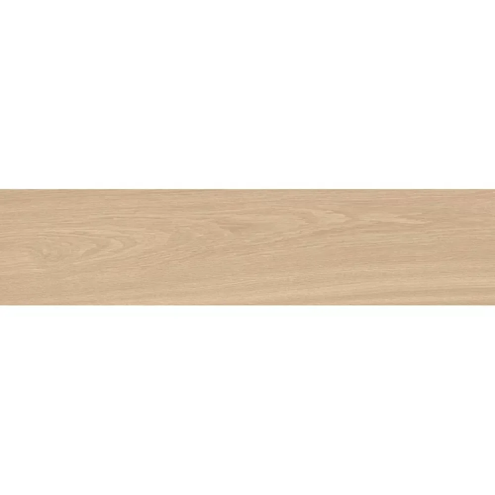 Piso cerâmico Legno Crema acetinado 23x100cm Embramaco