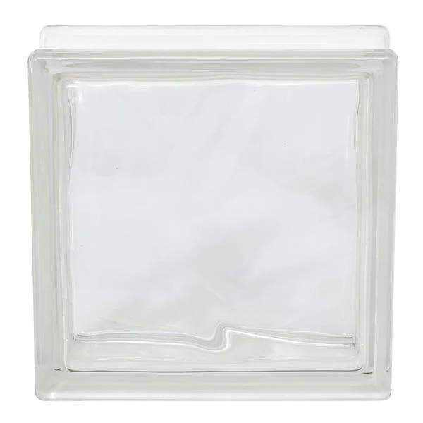 Bloco vidro wave ondulado 19x19x8cm Seves