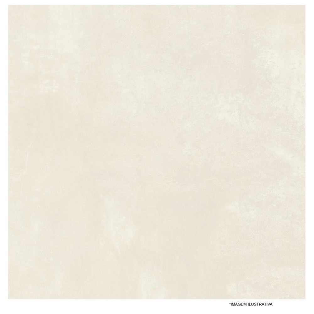 Piso cerâmico Alvorada Bege acetinado retificado 71x71cm Delta