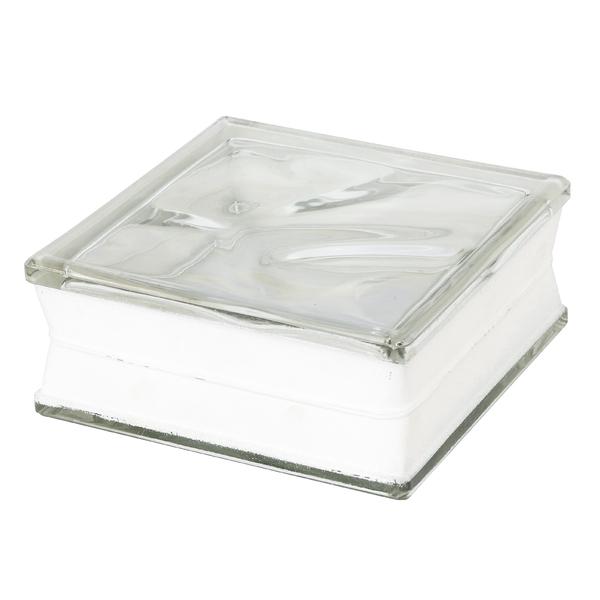 Bloco vidro wave ondulado 19x19x8cm Seves